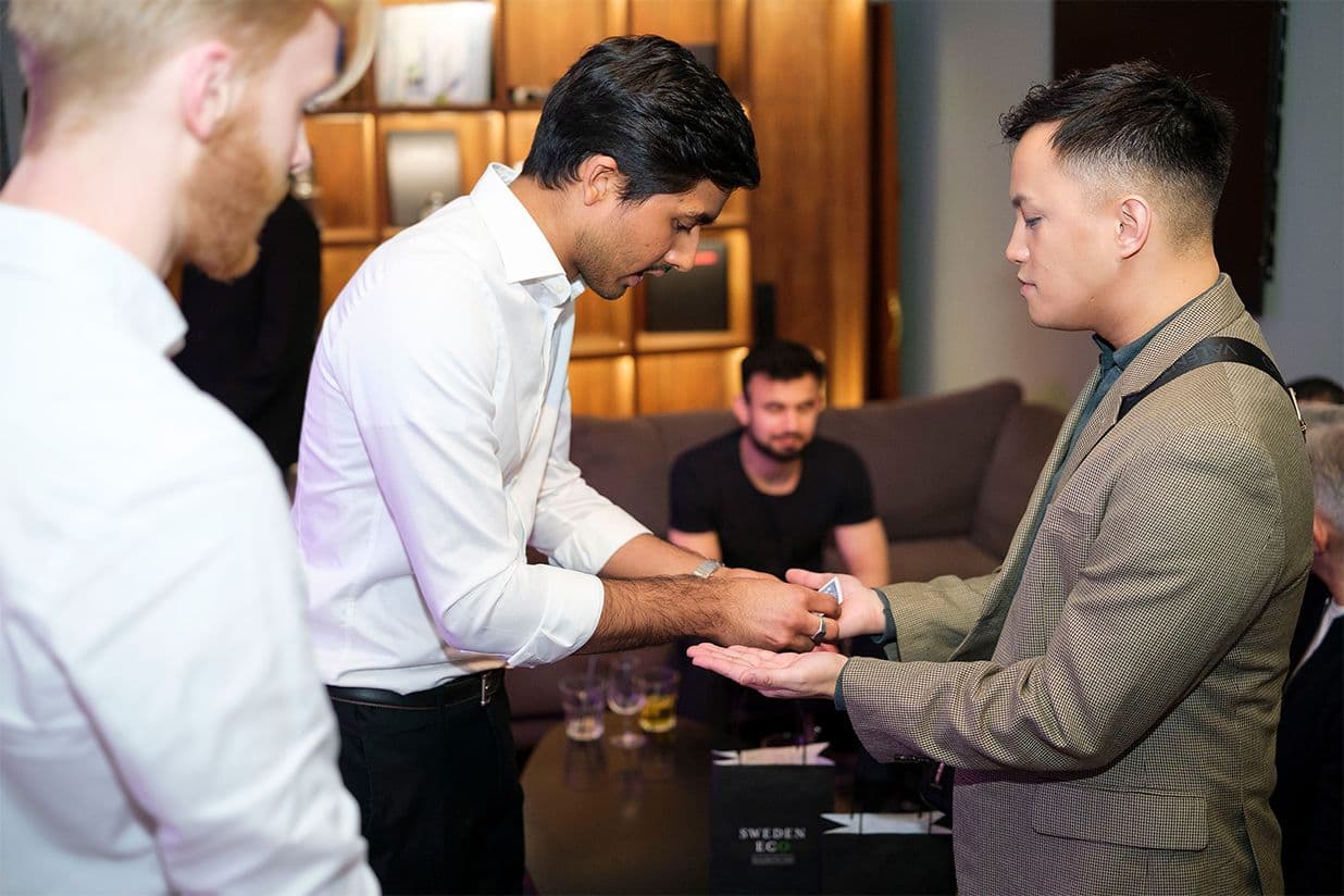 Askling och Vadher trollkarlar duo för företagsevent